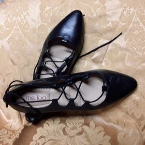 Me Too brand new lced up flats